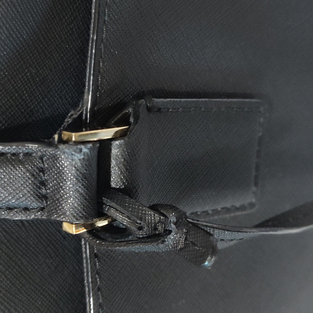 Kate Spade Black Tote with Gold Accents - Picture 4 of 16